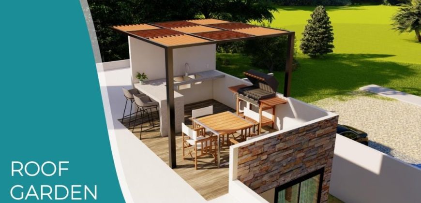 Residencial PUNTA CORAL- Modelo CORAL  (1 REC. P.B + 2REC. P.A.)