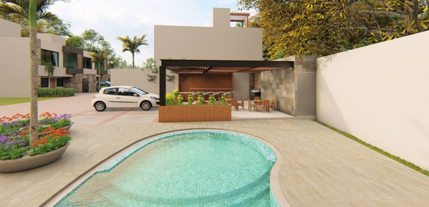 Residencial PUNTA CORAL- Modelo CORAL  (1 REC. P.B + 2REC. P.A.)