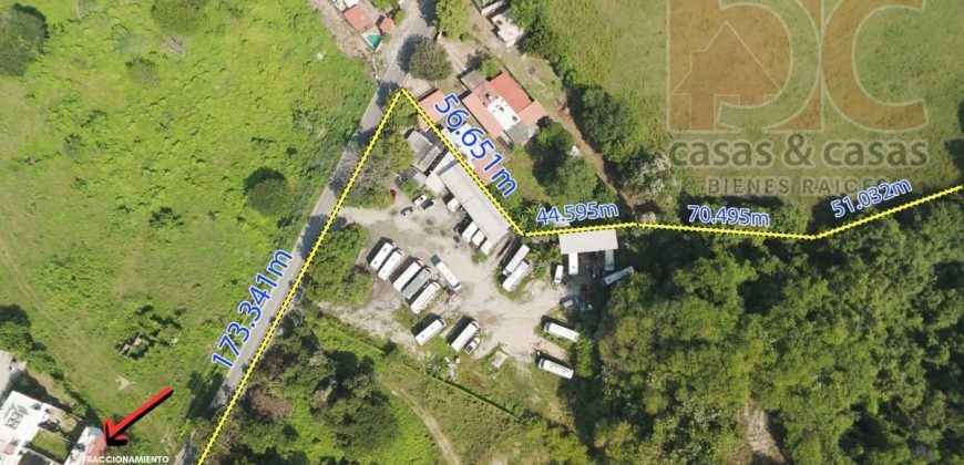 VENTA DE 8.45 HECTÁREAS FRENTE A Fracc. Terraplena