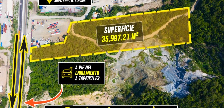 3.6 Hectáreas en venta/ Libramiento de Tapeixtles